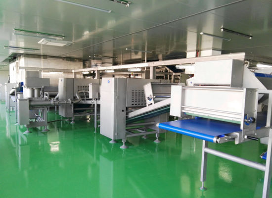 خرید -40 ℃ خودکار تونل خمیر تونل دستگاه لمینیت خمیر برای کروسانت و رول سوزوژ تولید آنلاین